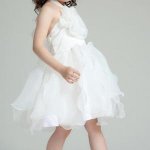 White Dress-chiffon White Flower Dress For Little..