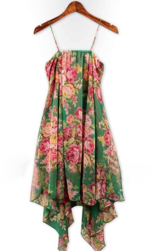 Daffodil Green Summer Dress