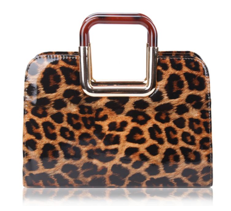 High Quality Leopard Clutch Purse For WomenMedium Sized Shoulder Bags