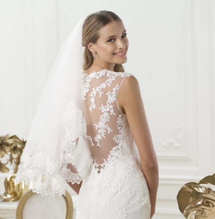 See through Back Wedding Dresses