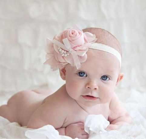 Pink Headband For Baby Girls,infant Girls,toddler Girls-photography Wedding Hair Accessories-ready For
