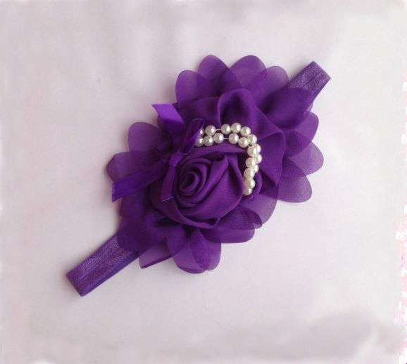 Purple Headband For Baby Girls,infant Girls,toddler Girls-photography Wedding Hair Accessories-ready For