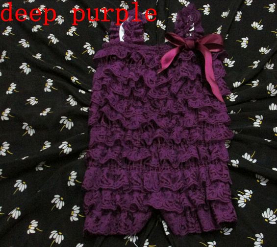 purple color baby dress