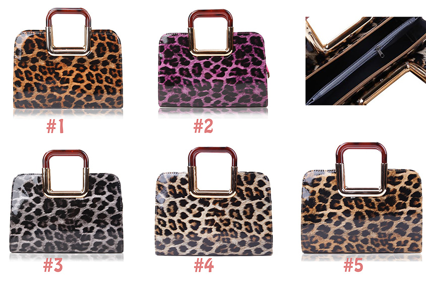 High Quality Leopard Clutch Purse For Women-Medium Sized Shoulder Bags ...